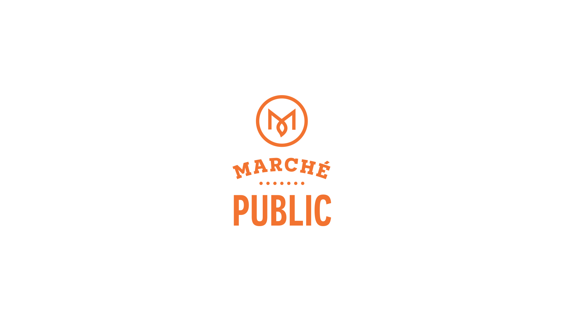 Marché public logo